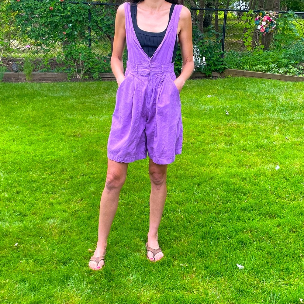 Vintage 80’s cotton overalls/shortalls